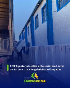 CEEE Equatorial realiza ação social em Lavras do Sul