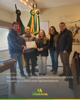 Celso Dutra Figueiredo é aposentado do serviço público 